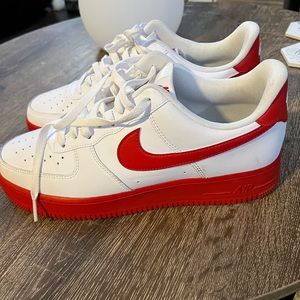 Nike Air Force ones. Gently used. Great shape.  Priced to sell quick